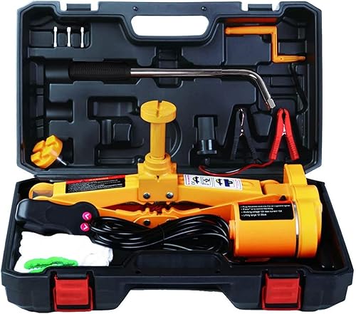 ROGTZ Gato eléctrico de piso de coche 3 toneladas todo en uno automático 12v Scissor Lift Jack para reemplazo de cambio de neumáticos