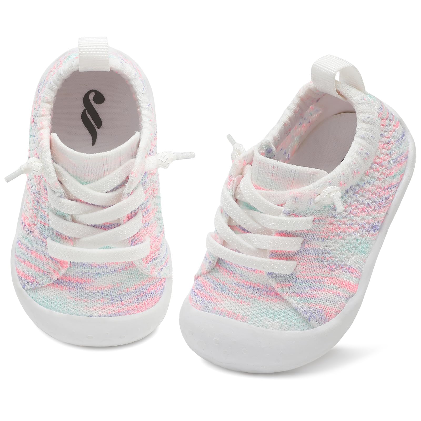 JIASUQI Baby Shoes for Toddler Boys Girls Breathable Sneakers Slip on Walking Shoes for Babies