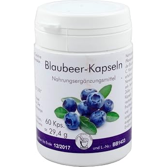 Pharma Peter Blueberry Capsules Pack of 60 Capsules