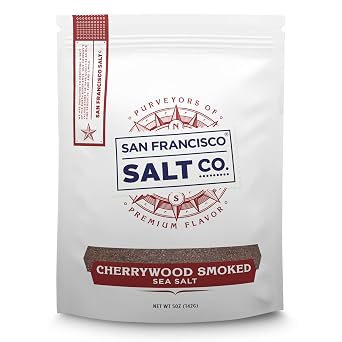 Cherrywood Smoked Sea Salt - 5 oz. Fine Grain by San Francisco Salt Company