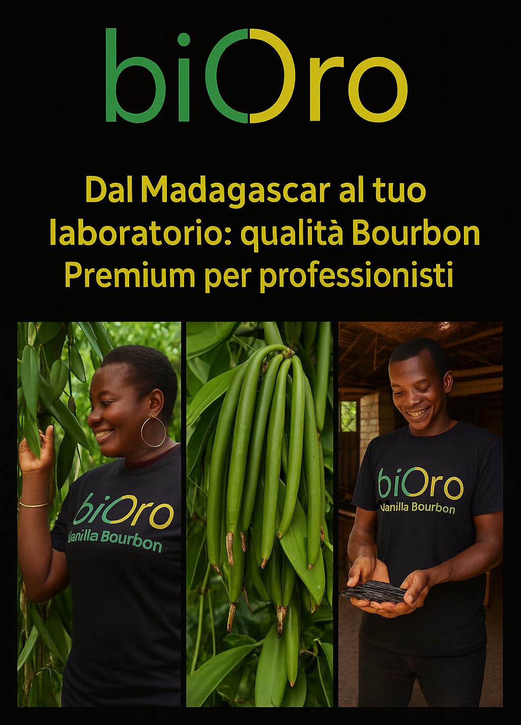 Polvere di Vaniglia Bourbon del Madagascar 100 g – 100% Naturale, Pura da Baccelli Interi – Aroma Intenso per Dolci, Creme, Gelati e Bevande – Qualità Gourmet Premium (100g)