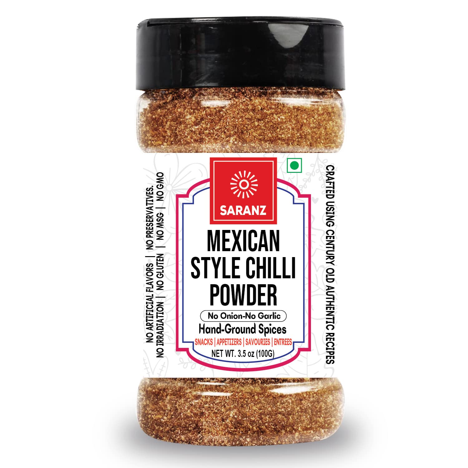 Buy SARANZ Mexican Style Chilli Powder Jain Exotic Jain Seasoning