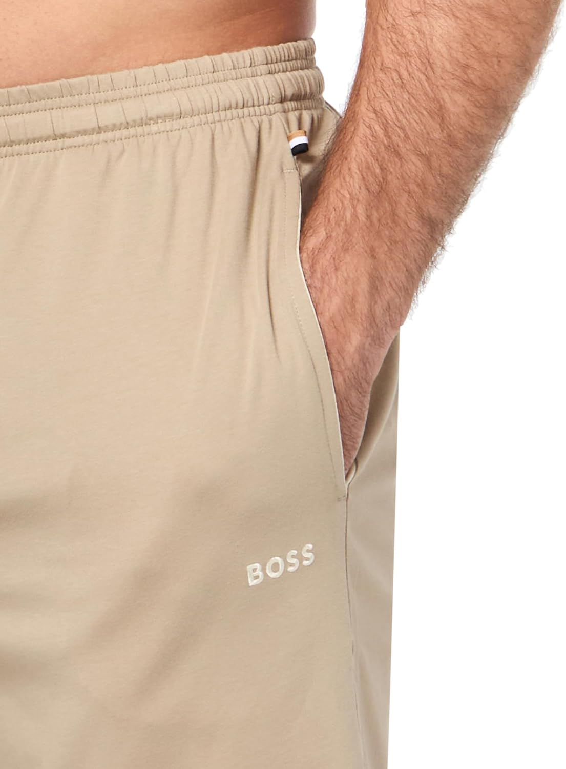 BOSS Mens Mix&Match Cotton Stretch Lounge Shorts - Image 3