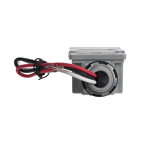 Miniatura 8 de NSI Industries TORK RKP203 Fotocontrol de montaje giratorio para exteriores de 120 voltios con barra de ajuste de luz - Controla la iluminación del