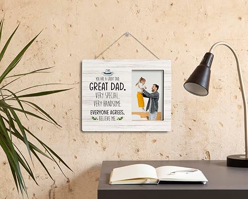 Miniatura 7 de HiLus Marco de fotos para papá, regalo de marco de fotos de madera, regalo especial para papá, regalo de gran papá, regalo de foto para papá, regalo