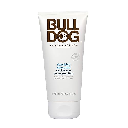 Bulldog Sensitive Skin Shaving Gel for Men, 175 Milliliters