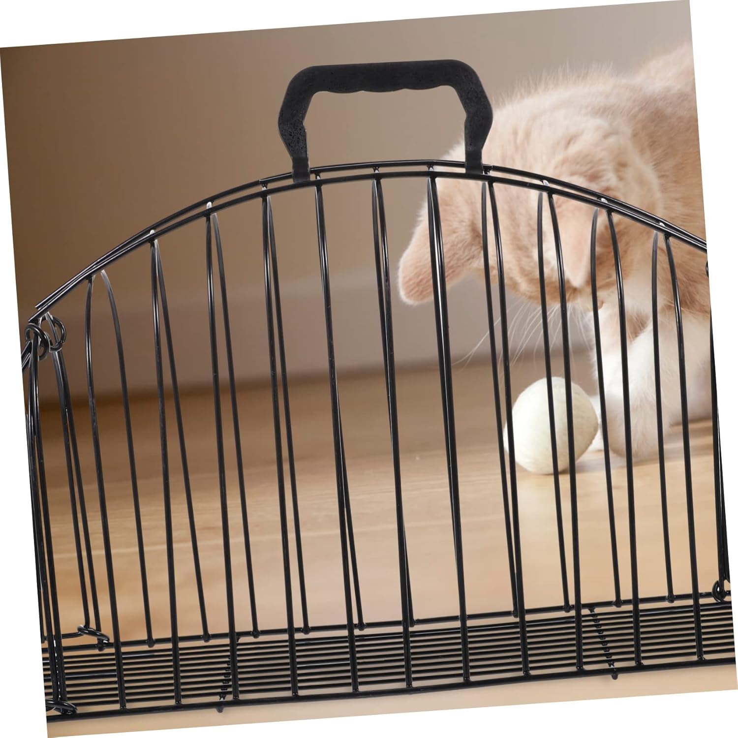 Daily Use Cat Bath Cage Durable Scratch-Resistant Pet Crate for Cats and Kittens Breathable Mesh for Comfortable Grooming and Bathing Experience Small for up