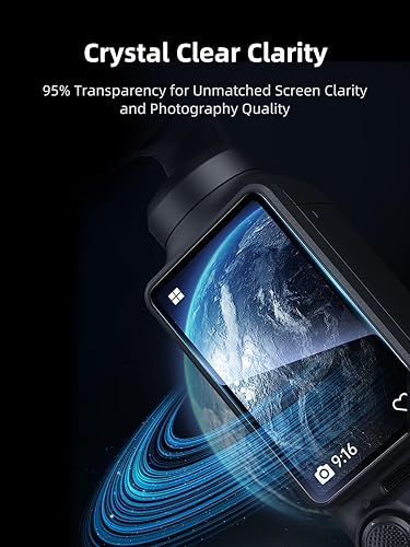 Miniatura 3 de llano Protector de pantalla Osmo Pocket 3 para DJI Osmo Pocket 3, accesorios Osmo Pocket 3, vidrio templado 9H, ultra transparente, antiarañazos,