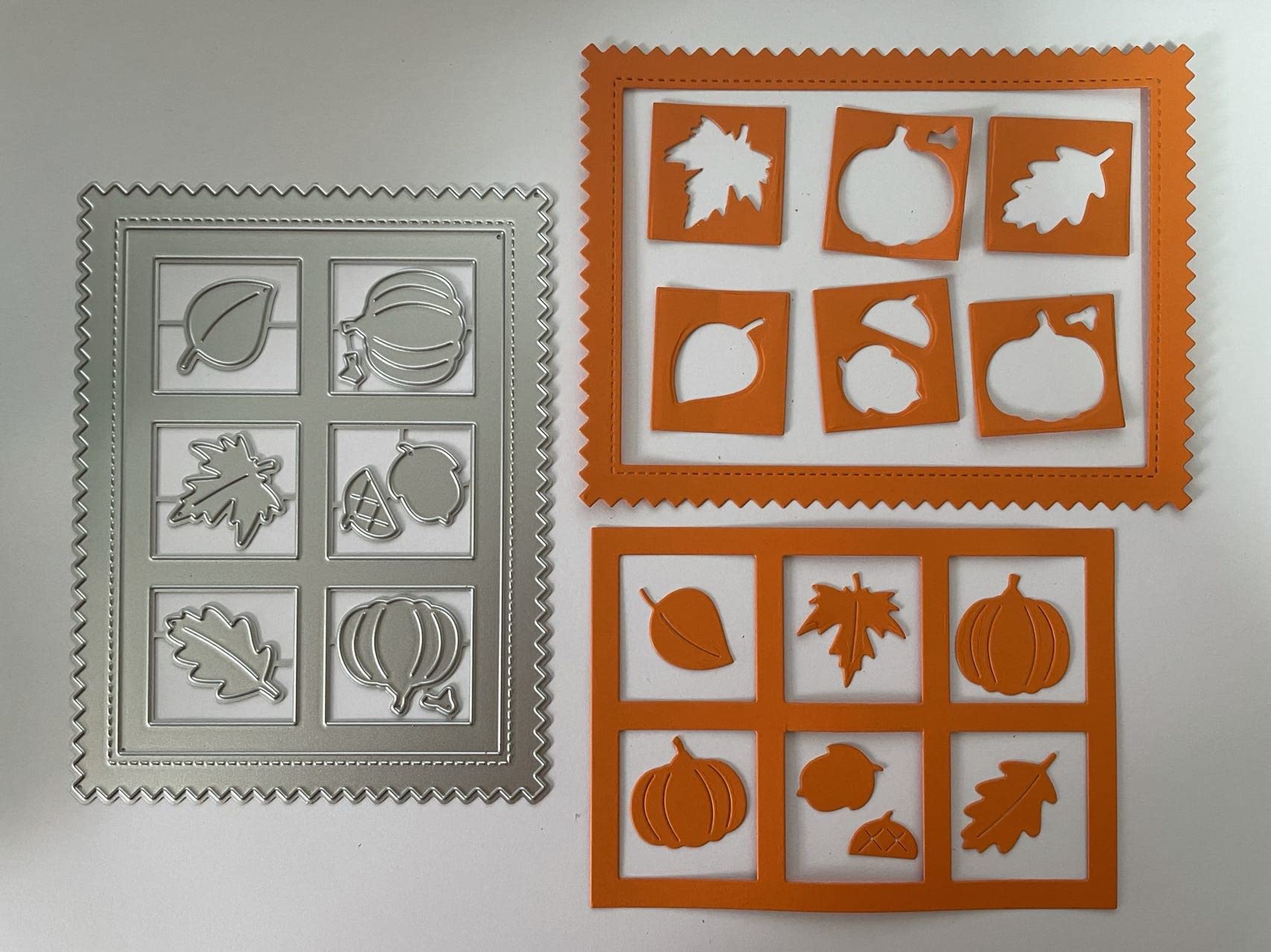 Ammsochy Cutting Dies Rectangular Flower Frame Metal Stencils Scrapbooking Tools DIY Craft Carbon Steel Embossing Template for Paper Card Making Album Arts Crafts Supplies (Square Flower Frame)