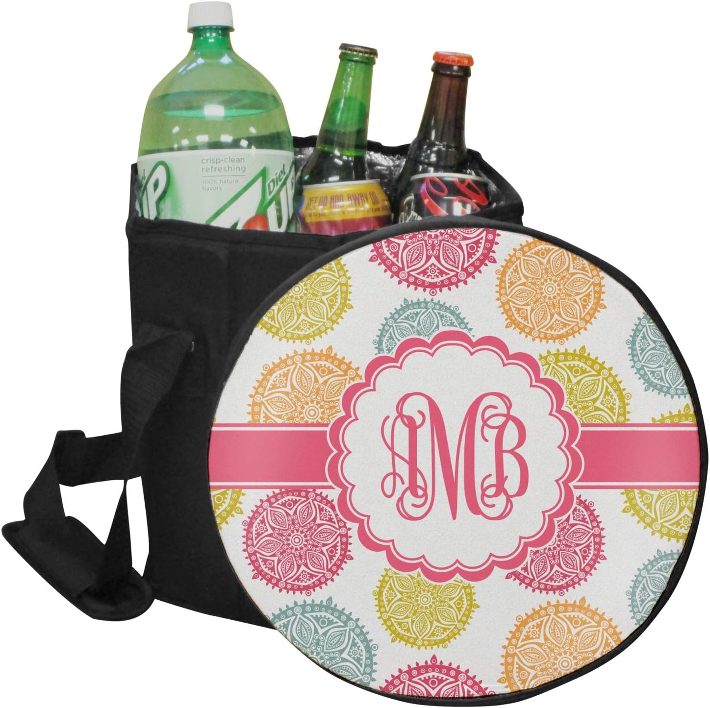 YouCustomizeIt Personalized Doily Pattern Collapsible Cooler & Seat