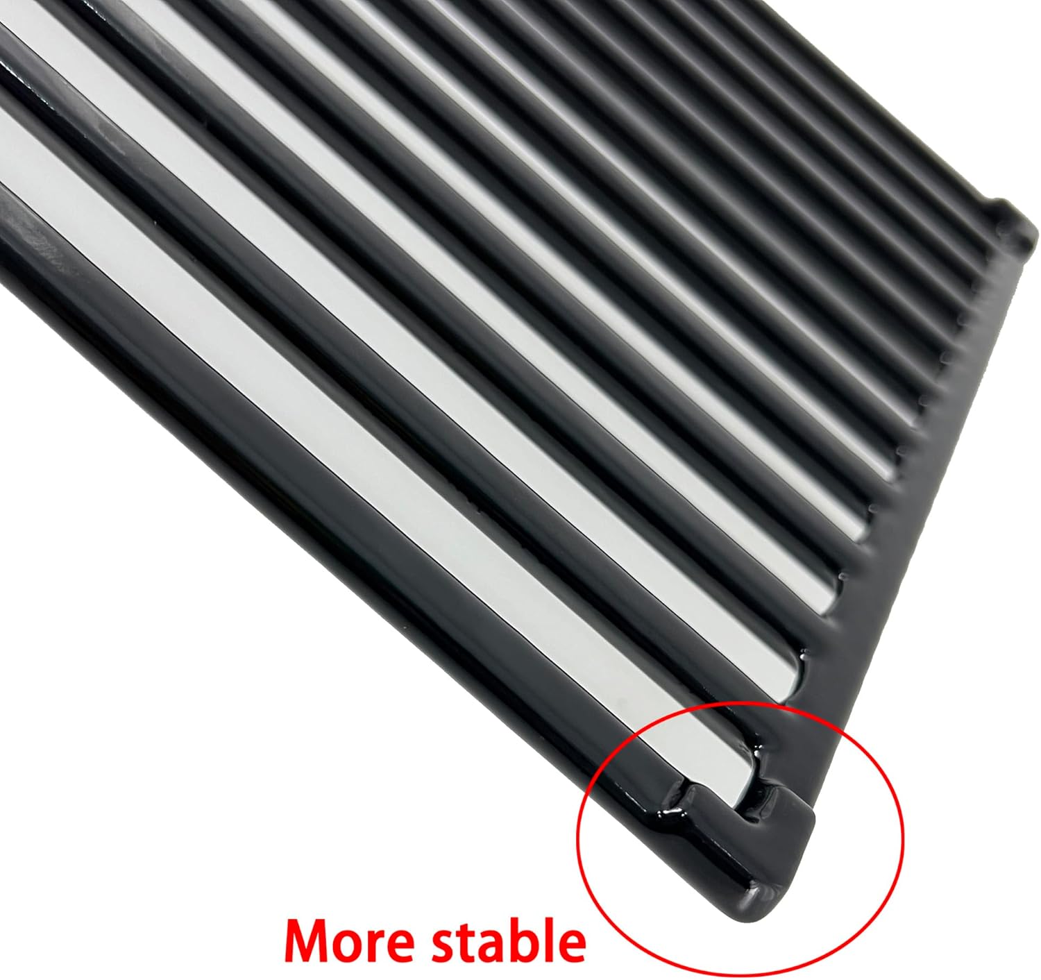 Direct store Parts DC118 Cast Iron Cooking grid Replacement for Brinkmann 810-1415-F, 810-1470, 810-8300, 810-8300-F, for Grill King 810-9325-0, set of 3 Cooking Grate (17 5/8" x 27 7/8")