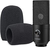Vista 5 de YOUSHARES Filtro Pop K669B, Pantalla Antiviento de Micrófono de Espuma Compatible con Micrófono USB Fifine (K669B K669 K669L K669G K669PRO2 K669S)