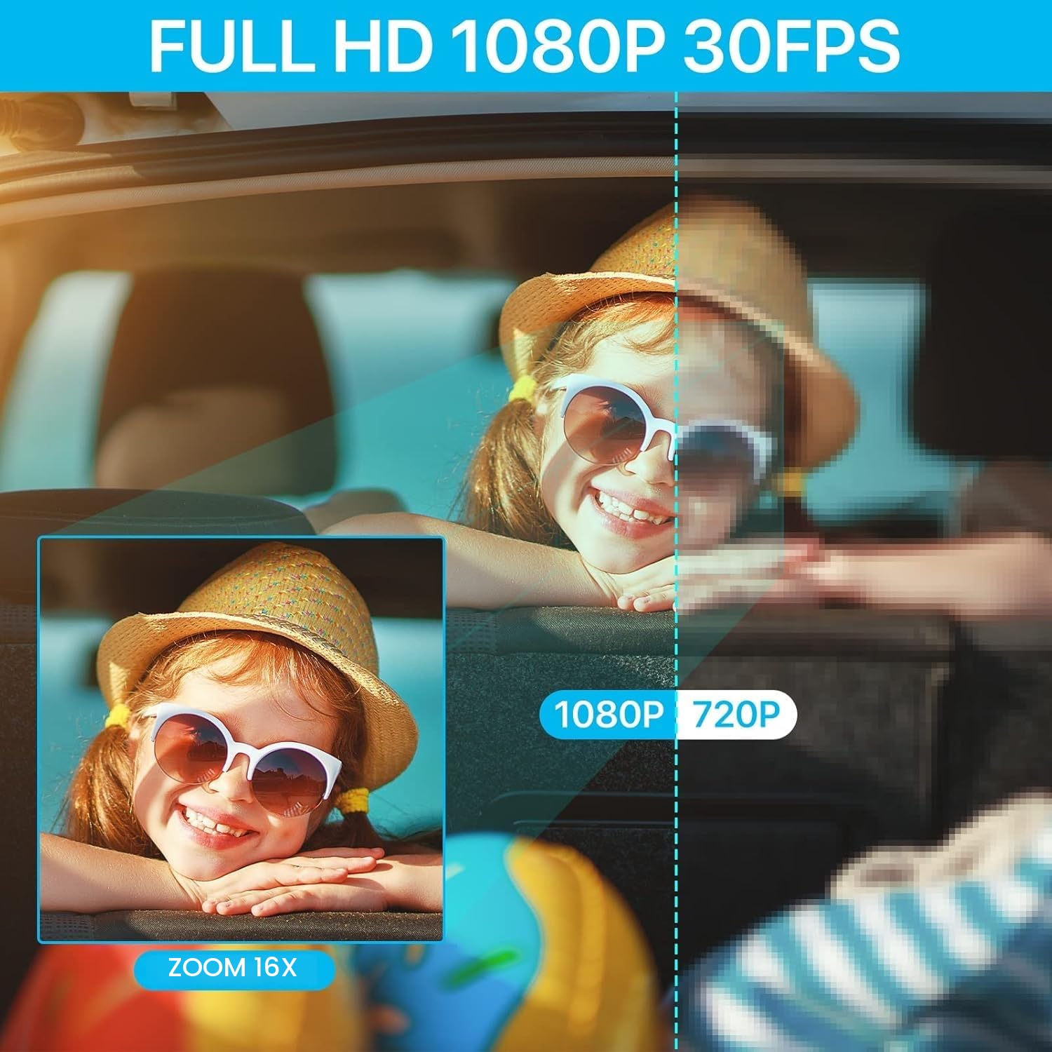 IXNAIQY Videocamera Digitale 1080P Camcorder FHD 30FPS 36MP Vlogging Camera per Youtube IR Visione Notturna, 16X Zoom Digitale, 3.0" IPS Schermo Video Camera con Telecomando 2 Batterie