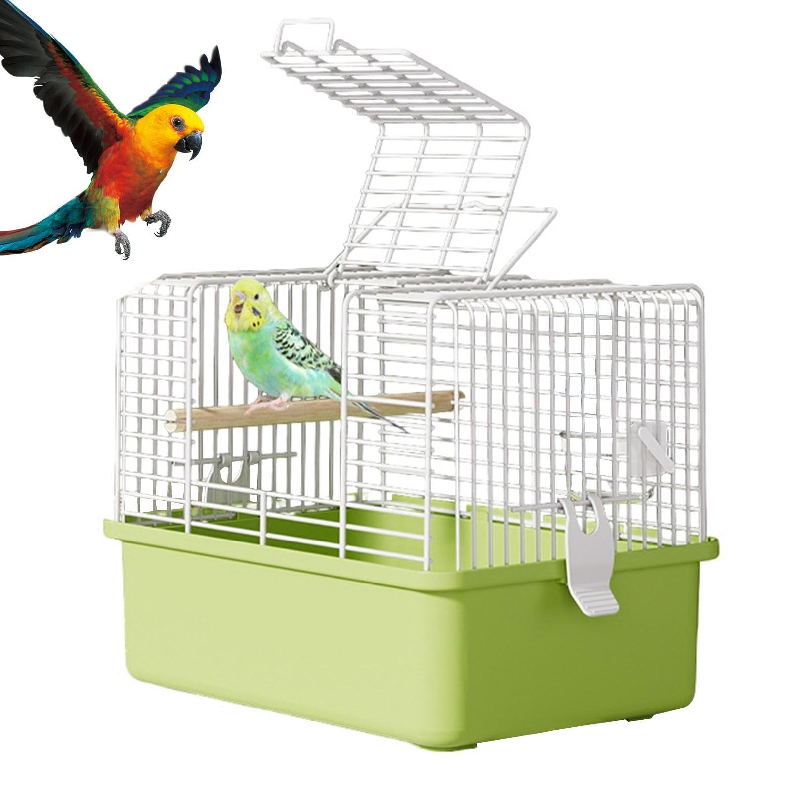 Wellensittich Vogelkäfig Tragbare Großraum-Transportbox Mit Griff