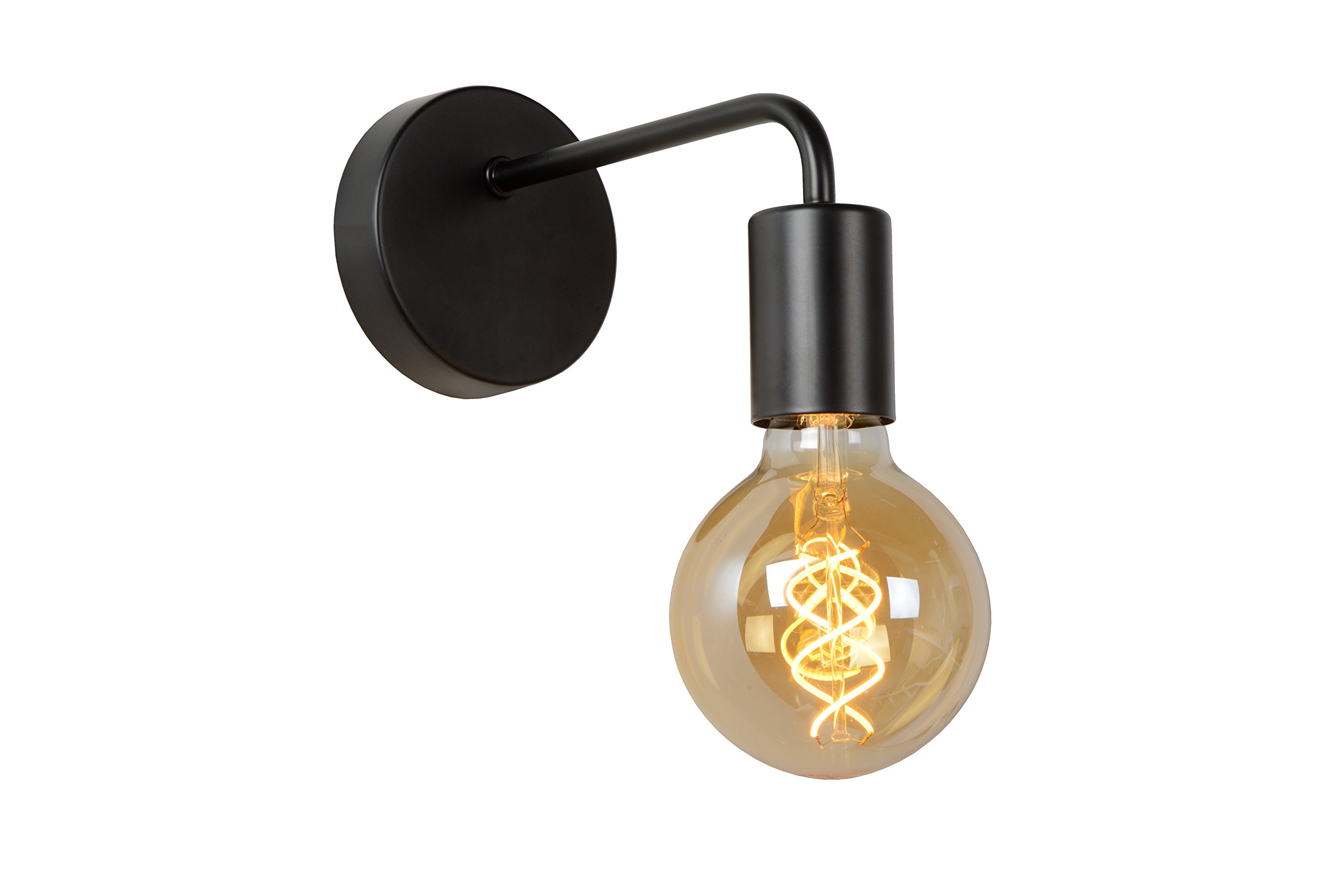 LUCIDEScott - Wall Light - E27 - Black