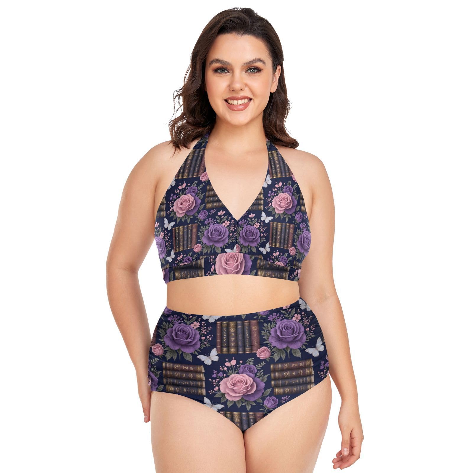 FRODOTGV Costumi da bagno donna taglie forti L-4XL