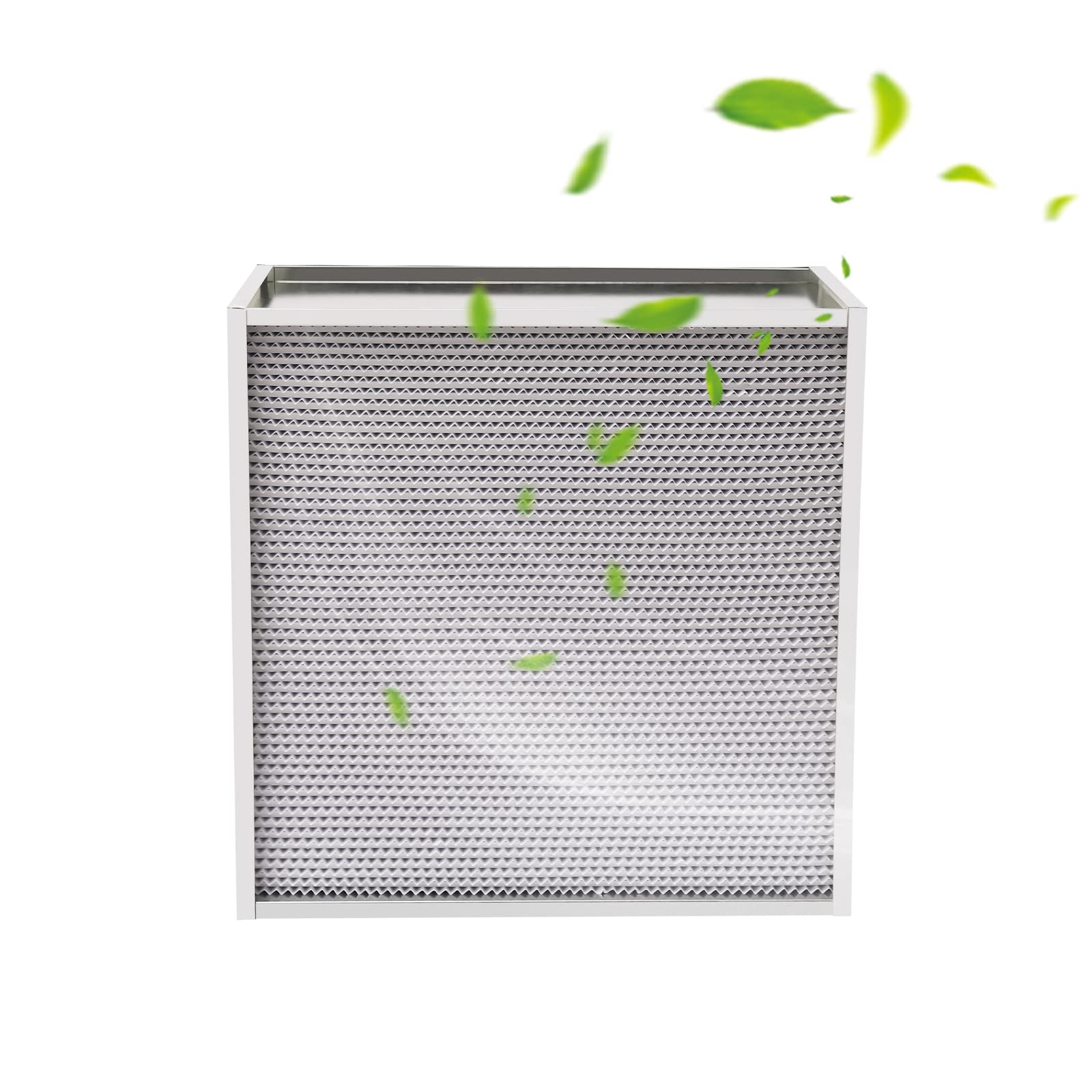 HEPA Replacement Filter, 24''x24''x11.5'' AC Filter, True HEPA Folding Air Filter, Replacement Air Filter with Galvanized Frame, 99.99% Standard Filter for Smoke, Dust, and Hazardous Vapors
