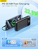 OHOVIV Batería portátil Power Bank 50000mAh, carga rápida 22.5W con cables integrados, cargador portátil USB-C esencial para viajes para iPhone Samsung Pixel Android iPad 3