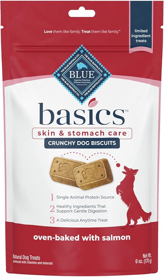 Blue Buffalo Basics Skin & Stomach Care Biscuits Crunchy