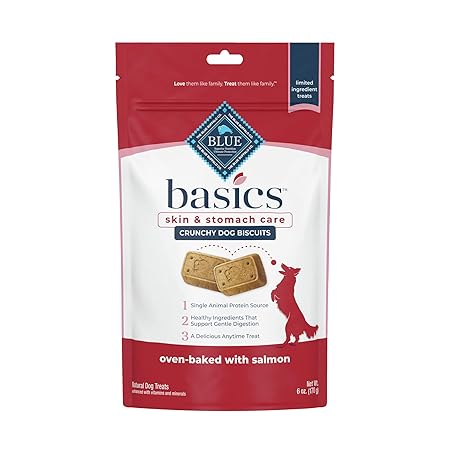 Blue Buffalo BLUE Basics Biscuits - Salmon & Potato - 6oz