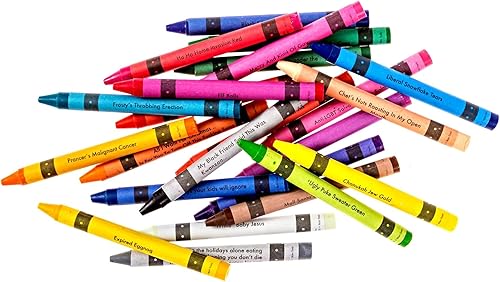 Miniatura 8 de Milktoast Brands Paquete de crayones ofensivos para adultos, 5 juegos de regalo de broma (juego de 5 piezas)