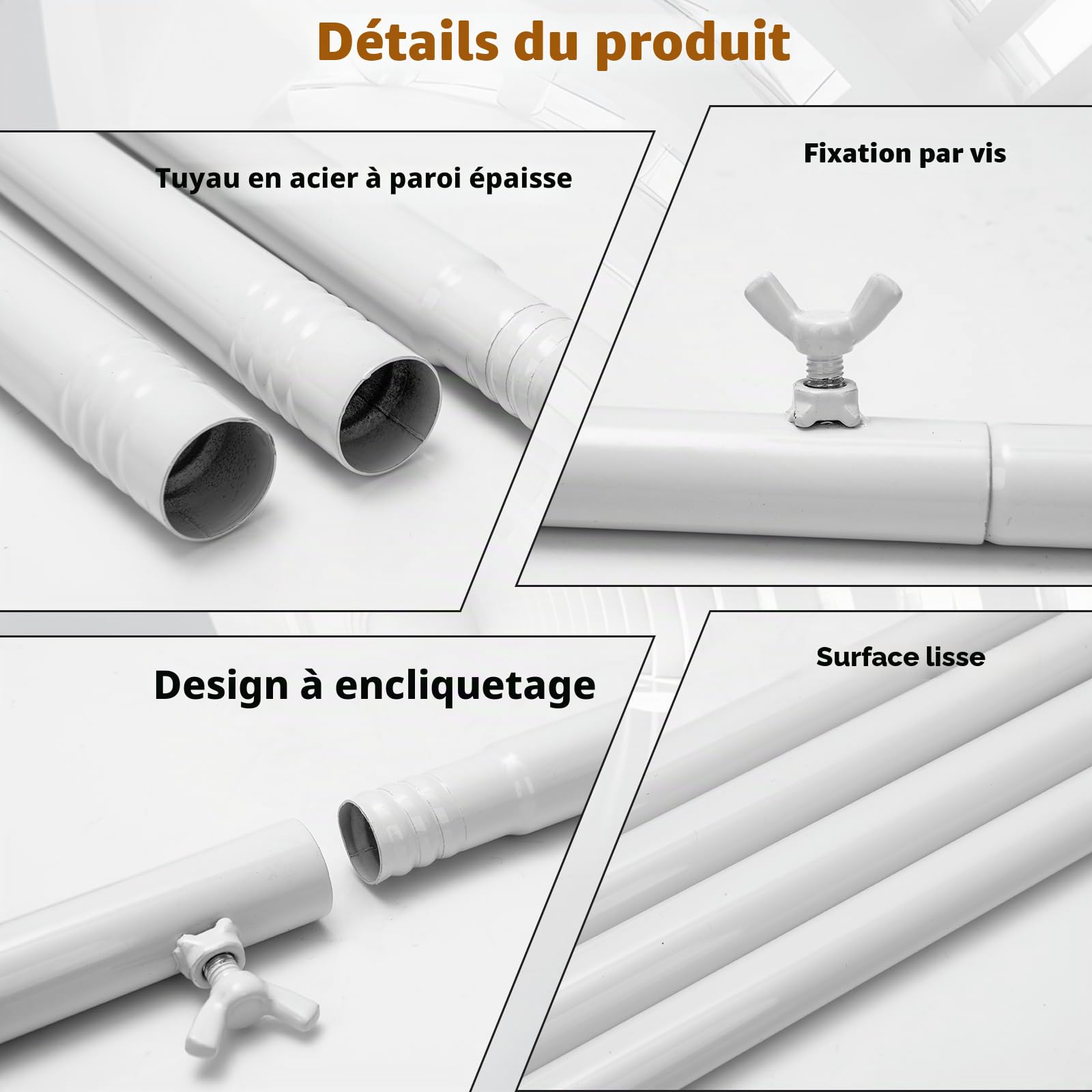 Arche De Table Extensible Avec Clip, Hauteur 71-142cm, Longueur 150-331cm, Peut Suspendre Des Ballons, Convient Pour La Table à Manger, Comptoir De Bar, Fête, Décoration De Mariage