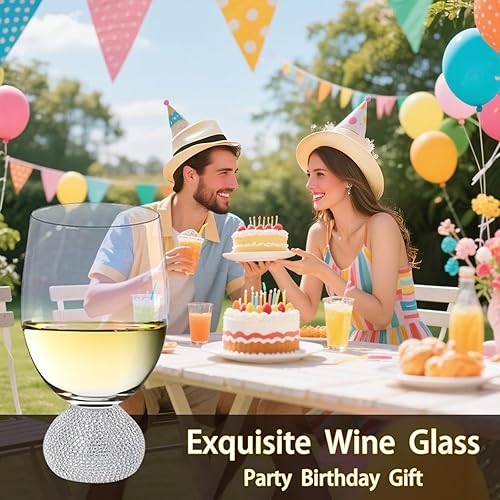 Miniatura 7 de Juego de copas de vino tinto sin tallo de 4,15 onzas, sin plomo, copas de vino blanco sopladas a mano, para bar en casa, fiesta, cumpleaños, regalos