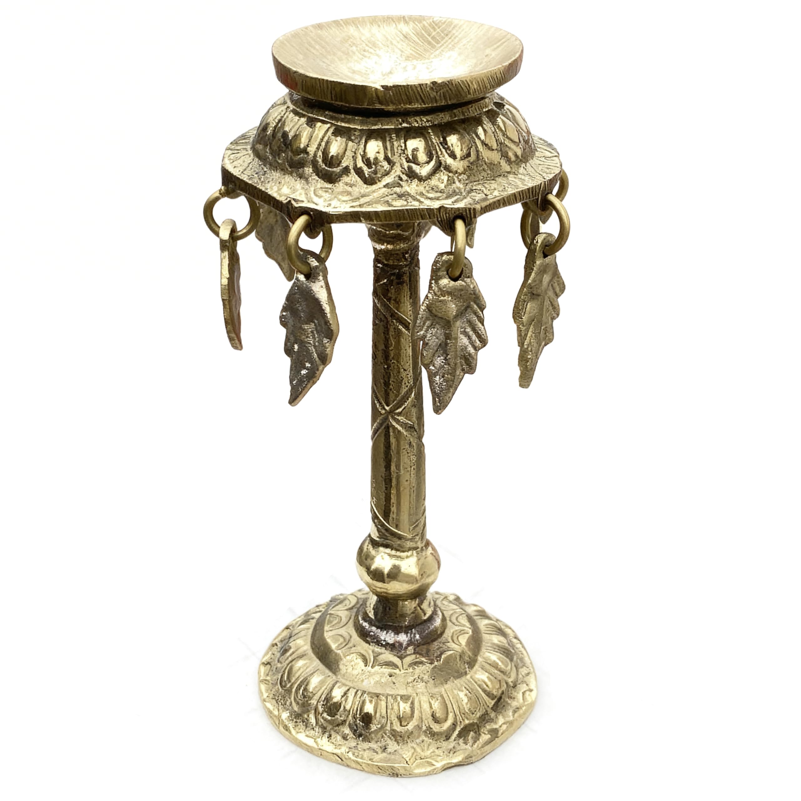 Présentoir miniature en laiton pour sublimer une petite statue de zen
