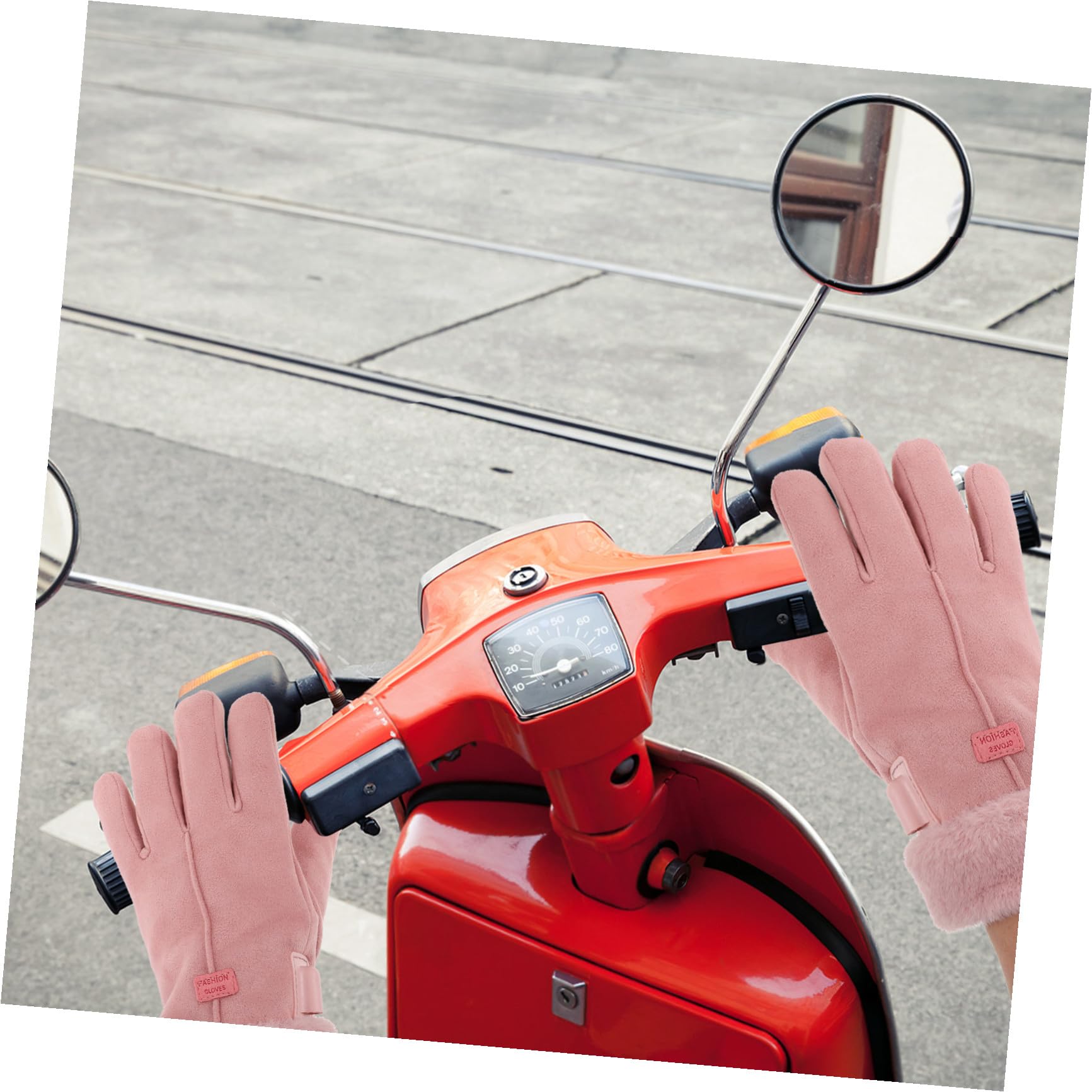 Guanti Termici Donna Invernali per Ciclismo Tecnologia Avanzata di Riscaldamento e Materiale in Tessuto e Pile Corallo Rosa per Resistenza al Freddo e Comfort Outdoor