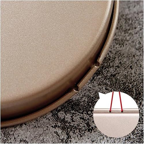 Miniatura 7 de 1PCS Non-Stick Steel Pizza Pan Tray Cake Bread Baking Ware Mould Mold Tin Shape Tool Dishes for Bakeware and Pastry Utensils(6 inch)