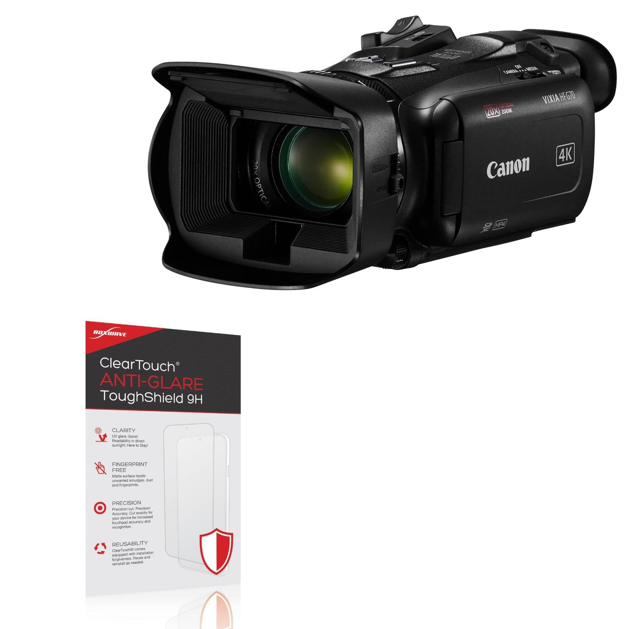 BoxWave Screen Protector Compatible with Canon Vixia HF G70 - ClearTouch Anti-Glare ToughShield 9H (2-Pack), Anti-Glare 9H Tough Flexible Film Screen