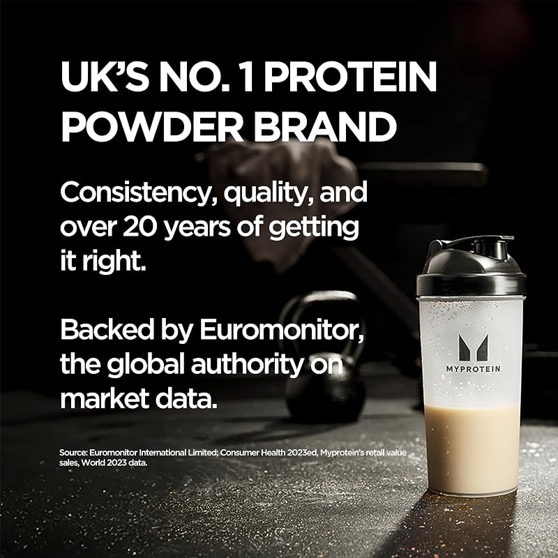Myprotein Impact Whey Protein Isolate, 5.5 Lbs (81 Servings) Vanilla, 25g Protein, 3.5g Glutamine & 4.5g BCAA Per Serving, Protein Shake for Muscle Strength & Recovery image 4