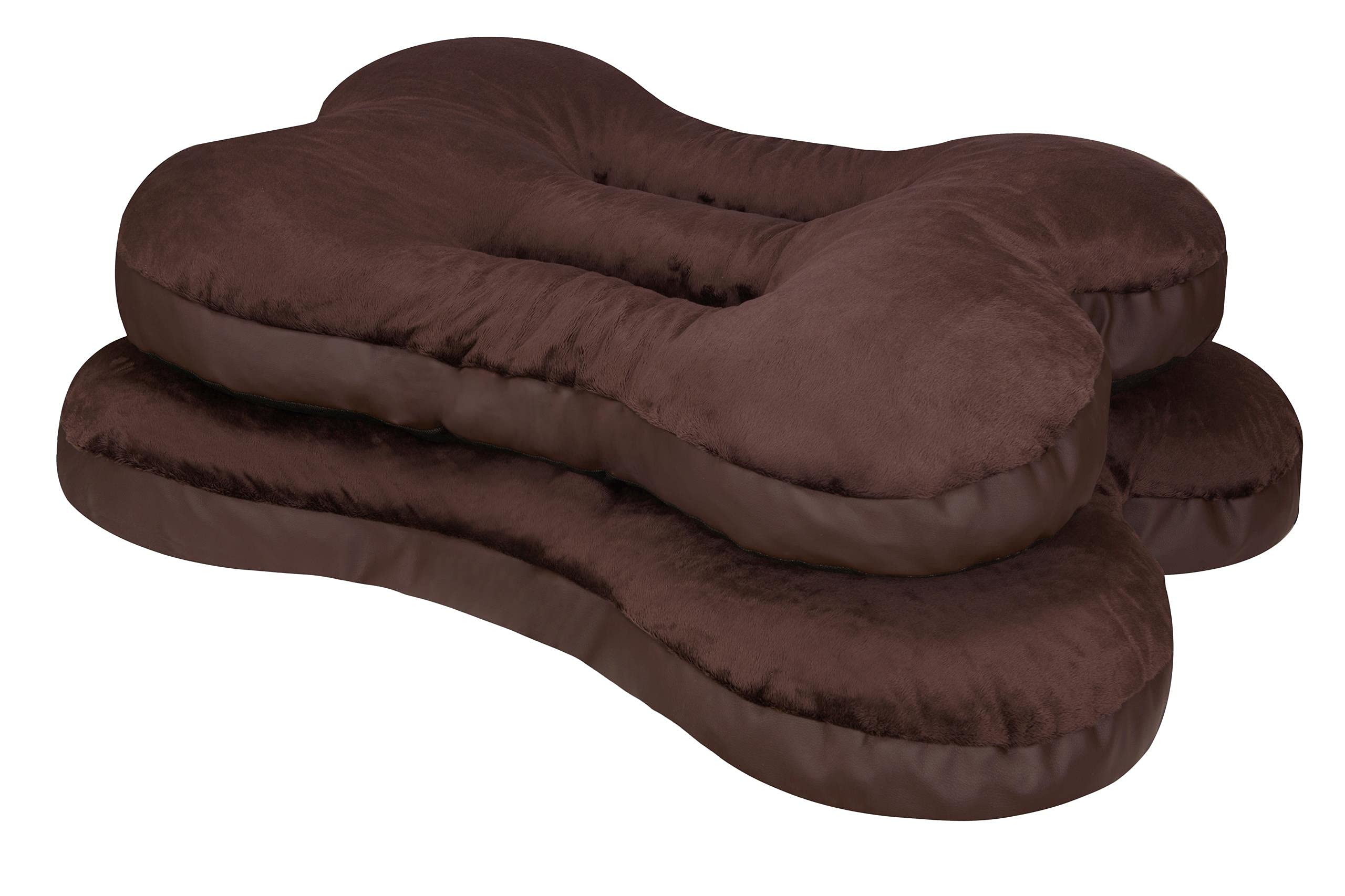 Materassino per cani, cuscino per cani, cuscino per cani, letto per animali domestici, morbido, dimensioni: M – 95 x 67 cm, marrone