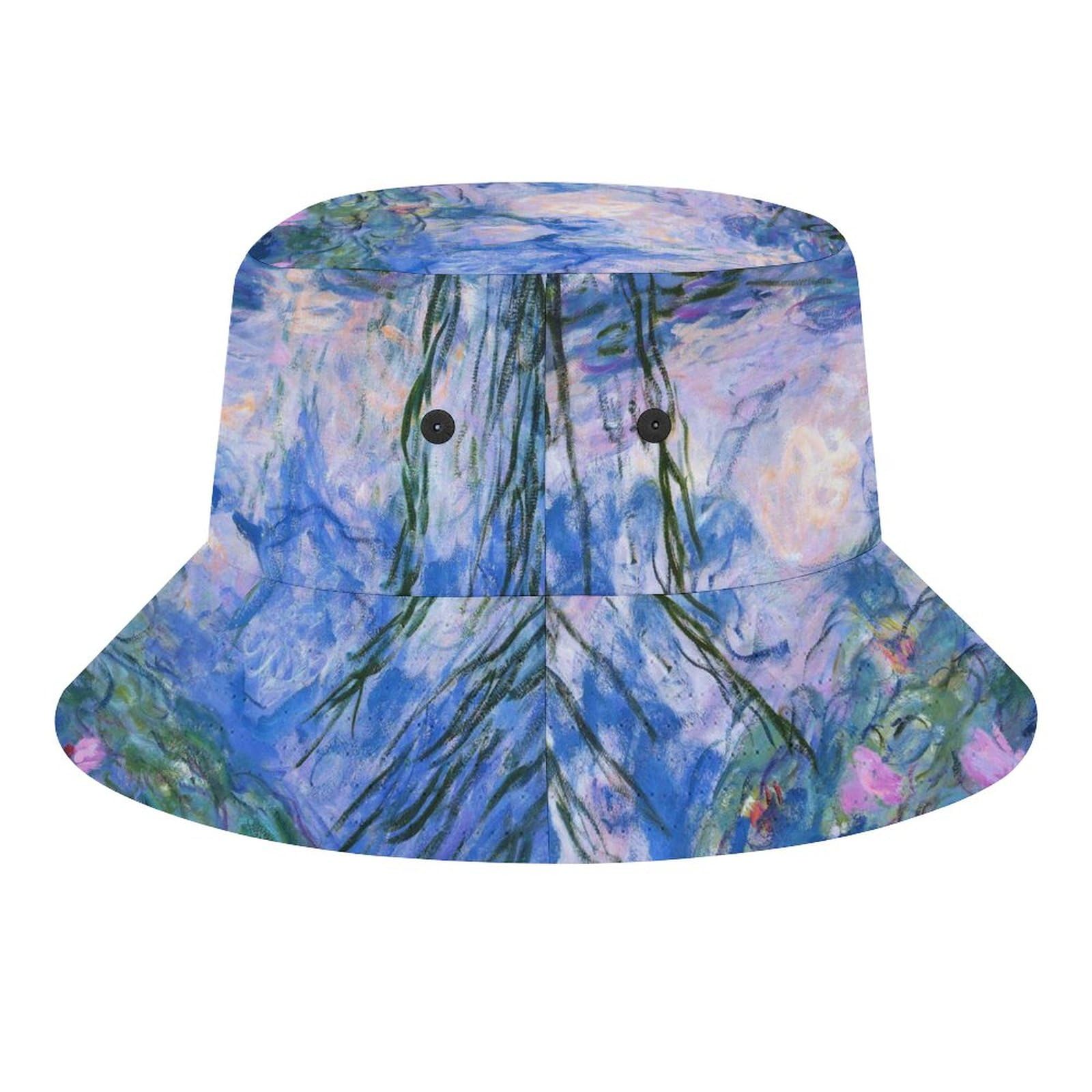Amazon.co.jp: キャップ 漁師帽 絵画 睡蓮 クロード・モネ 帽子