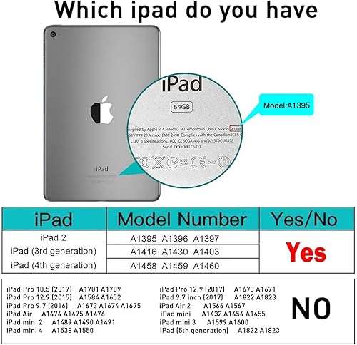 Miniatura 4 de AICase - Funda para iPad 2, iPad 3, iPad 4, funda AICase Kickstand a prueba de golpes, resistente a los impactos, resistente, híbrida de tres capas,