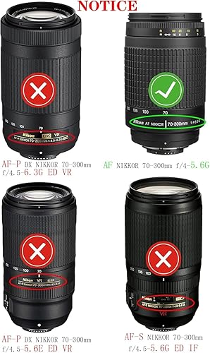 Miniatura 3 de Tapa de lente de cámara de 2.441 in para Nikon AF-S VR Micro-NIKKOR 4.134 in f2.8G IF-ED,AF (no para AF-P) 2.756-11.811 in f4-5.6G