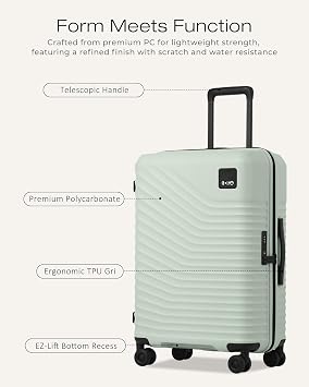 Coolife Luggage 3 Piece Set, Lightweight PC Hardside Suitcases, 20/24/28 | Expandable 20-Inch Carry-On, Dual Spinner Wheels, TSA-Approved Lock, Upgraded PC Hardshell, Durable Travel Suitcases