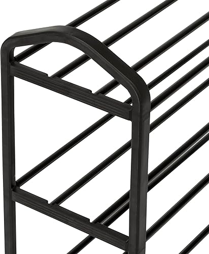 Miniatura 5 de Honey Can Do SHO-09595 Zapato aerodinámico de 3 niveles RCK BLK SHO-09595 Negro