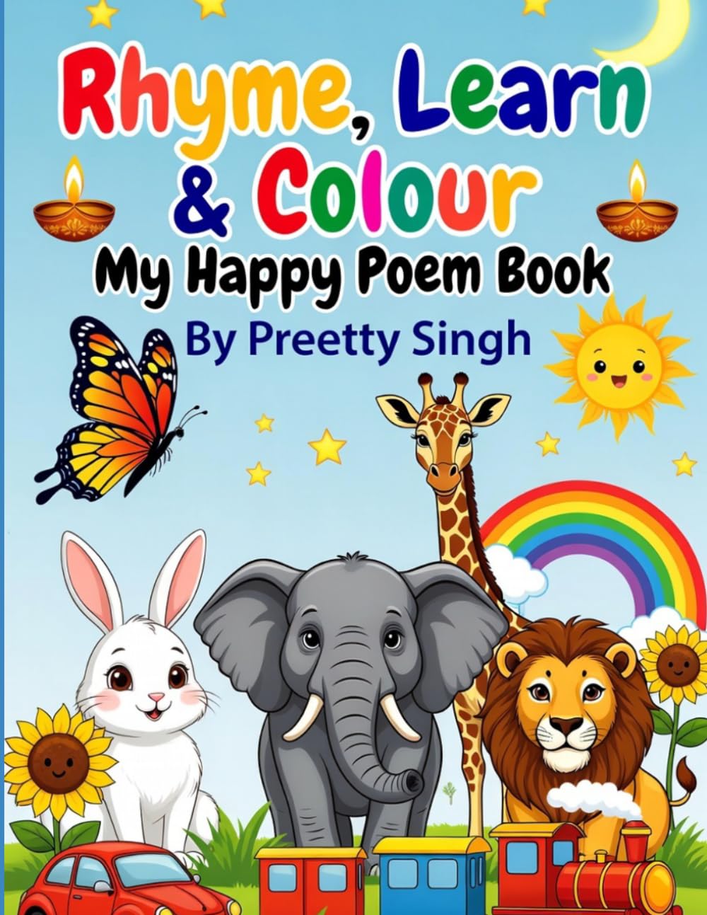 Rhyme, Learn & Colour: My Happy Poem Book