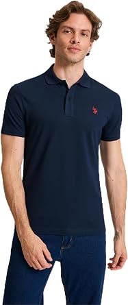 U.S. Polo Assn. Erkek Lacivert Tişört Basic 50322347-VR033