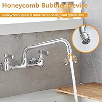 Vista 5 de grifo cascada monomando para el lavabo de baño, de un agujero, bronce, frotado con aceite