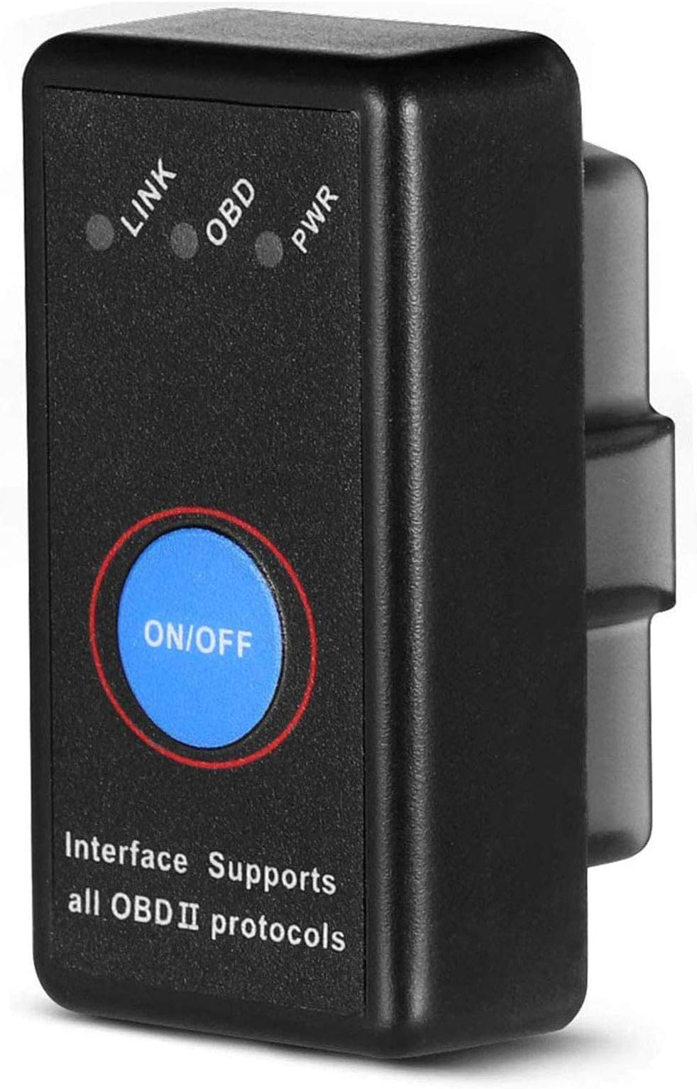 Smaier OBD2 Auto Diagnostic Scanner, OBDII Bluetooth 4.0 Vehicle Engine Fault Code Reader Support all OBD2 Protocol Compatible With Android, iOS, Windows Suitable For Most Cars