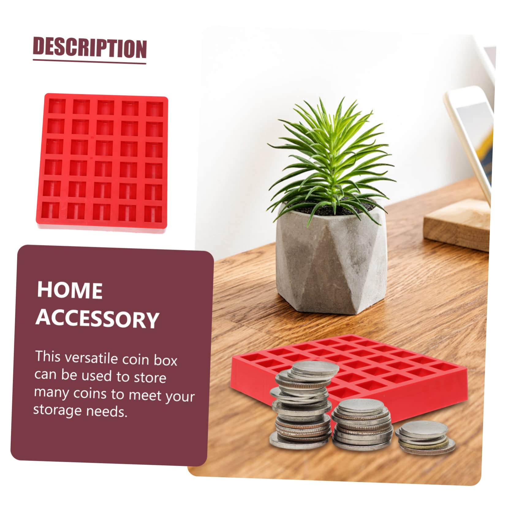 Amazon.co.jp: KALLORY 2個 ゲームコインボックス ニート box さす game ホルダー 収納ケース コイン コインカプセル  大人 バンクアクセサリ 銀行のコインコンテナ 赤 : ホビー