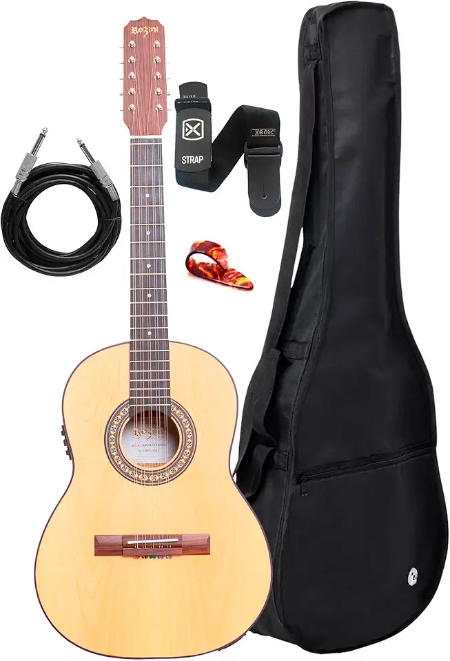 Viola Caipira Rozini Rv155 Ativa Fosca + Acessórios