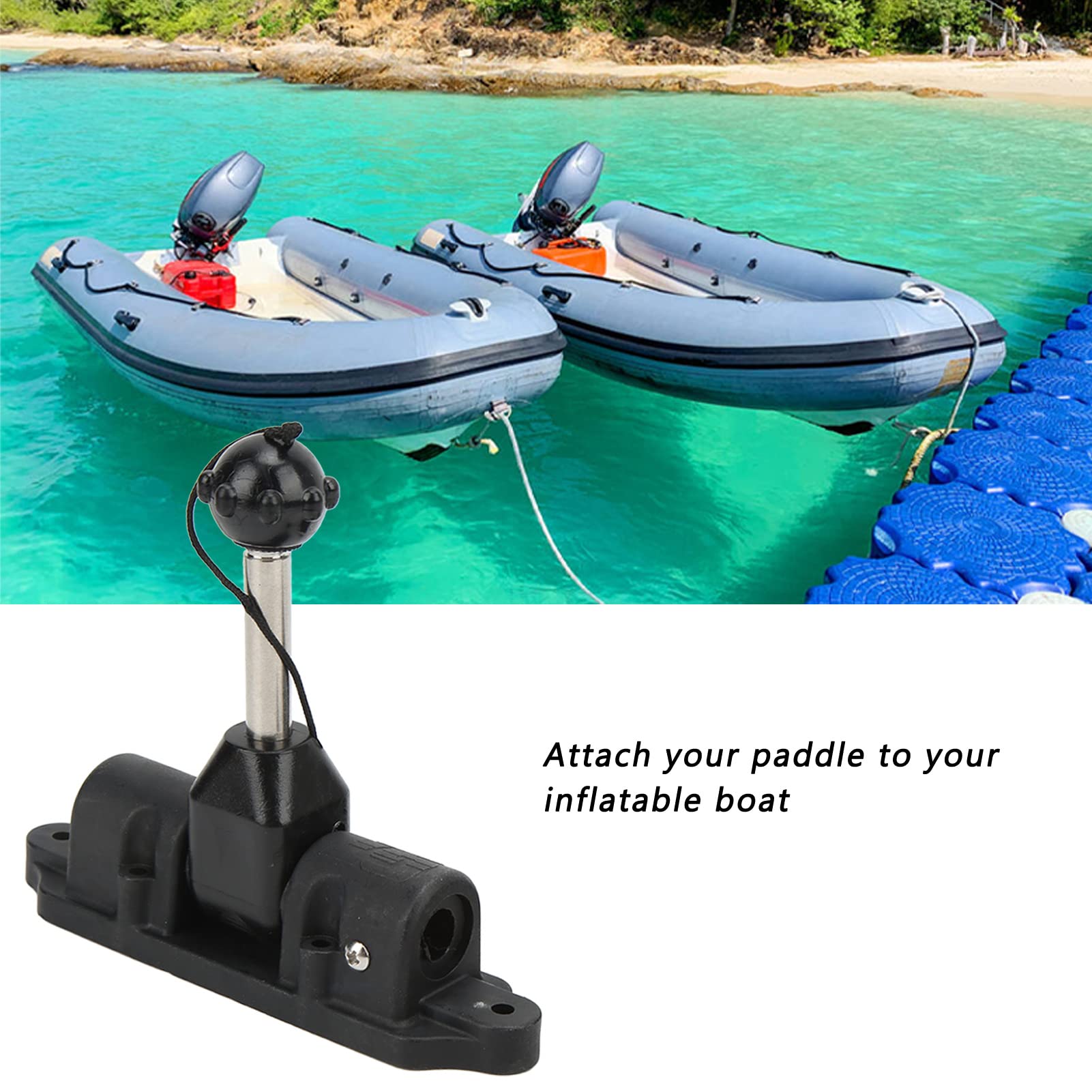 Milisten Support De Pagaie Avec Système De Verrouillage Pour Bateaux