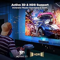 Vista 4 de NothingProjector ALR Screen for Ultra Short Throw Projector, 95% Ambient Ceiling Light Rejecting, 100 inch, 4K/8K UHD, Active 3D, Fixed Frame 16:9