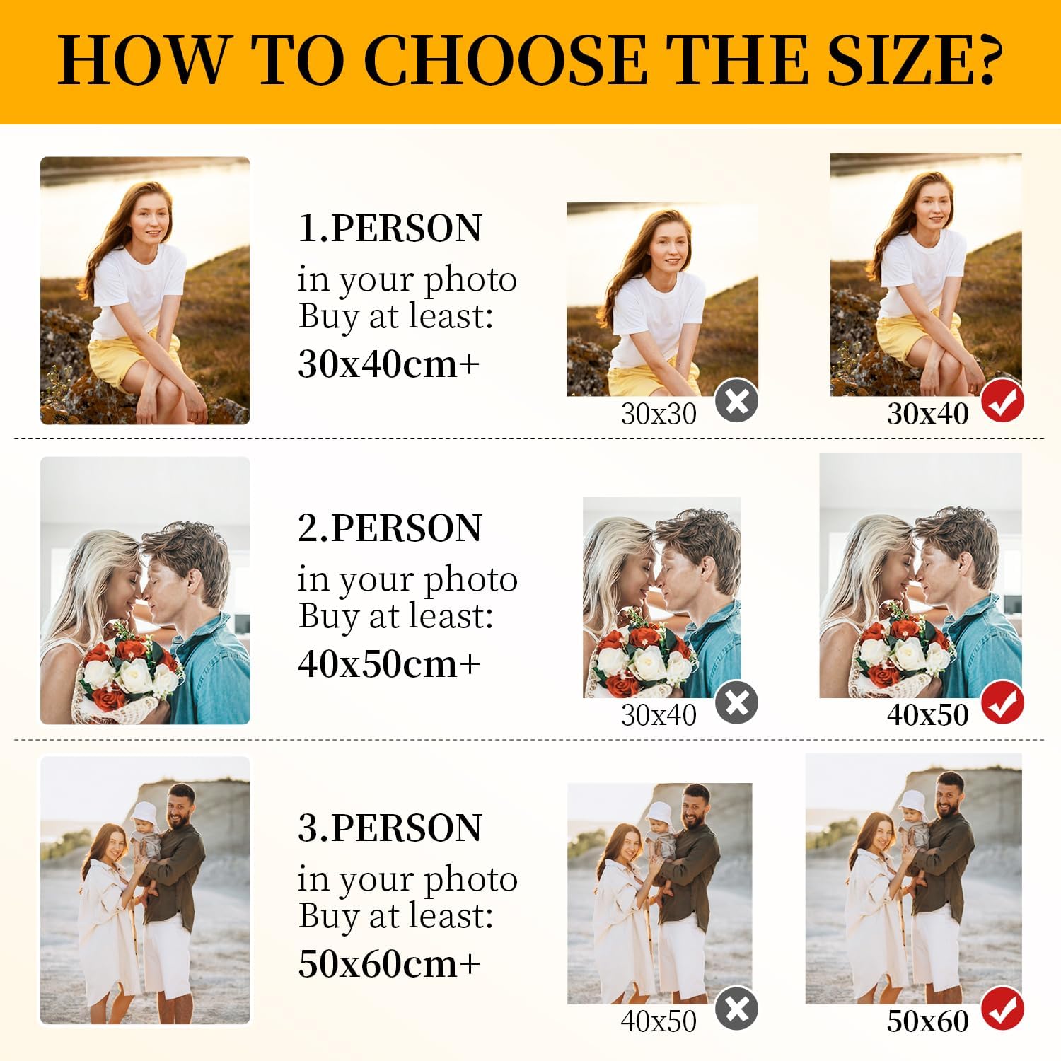 Rainsar Custom Diamond Art Painting, Personalized Diamond Photo Art Full Drill, 5D Diamond-Painting Accessories Kits for Adults, DIY Home Decor, Anniversary Valentines Day Gifts - 19.7x23.6in/50x60cm