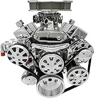 Vista 3 de March Performance 20260 - Kit de polea ultra serpentina para motor Chevy de bloque pequeño