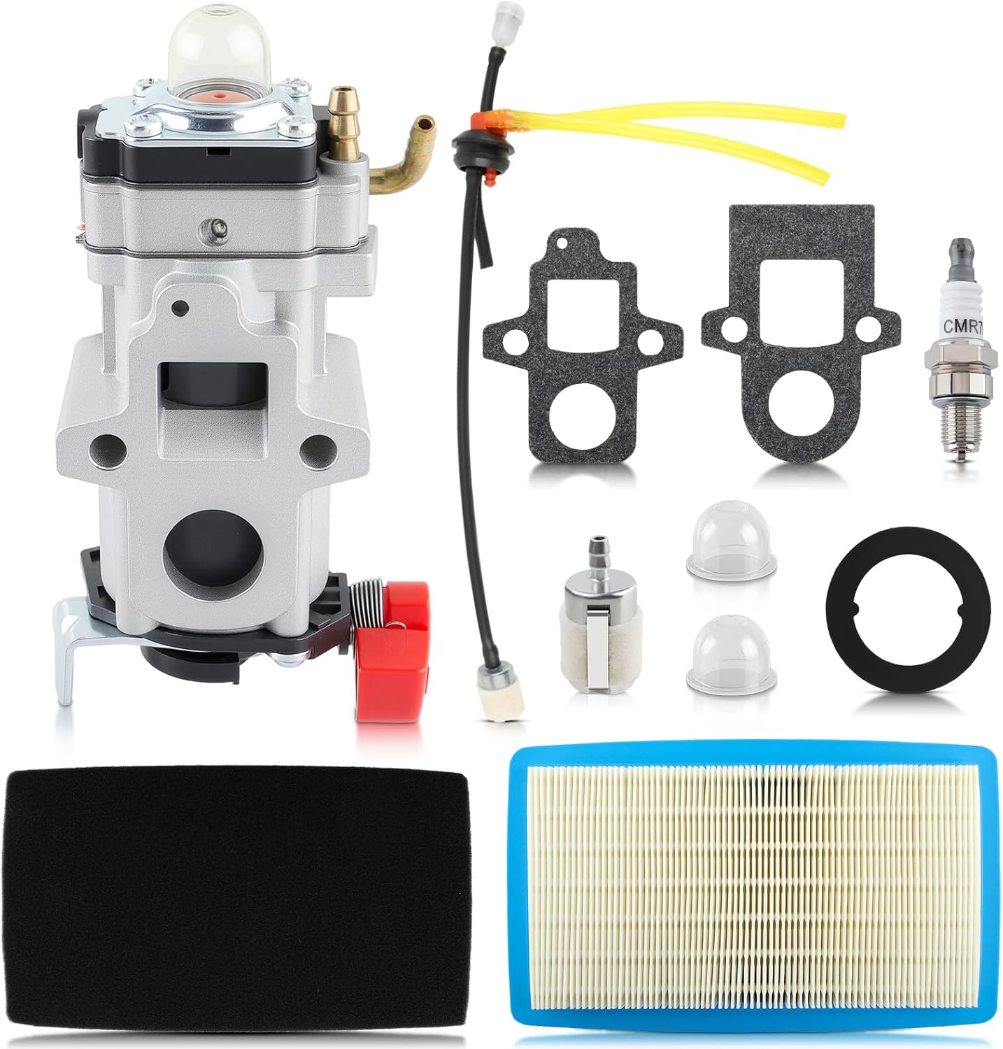 PB-8010 Carburetor for Echo PB-8010T PB8010 PB-8010H PB-9010 PB-9010H PB-9010T EB810 EB810RT EB910 EB910RT Leaf Blower Parts Replace A021004920 with Air Filter Tune Up Kit