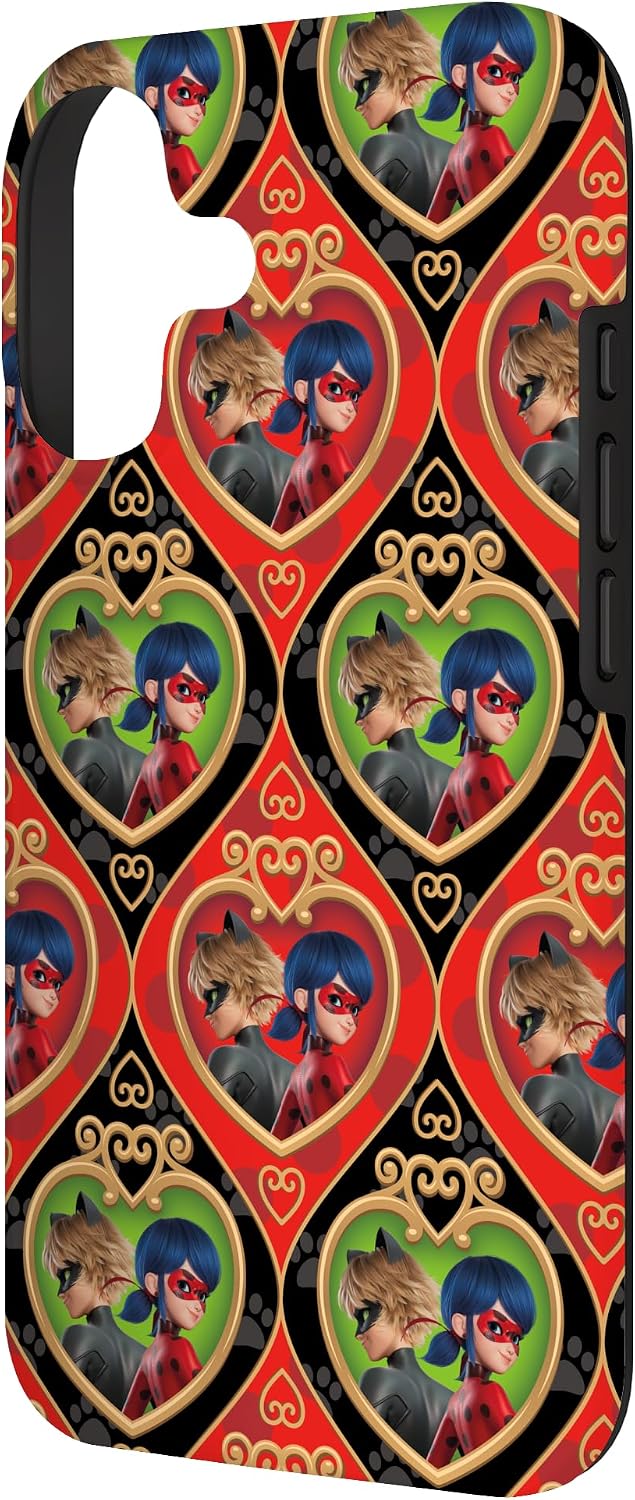 Miraculous Ladybug and Cat Noir The Movie Red and Green Case for iPhone 17